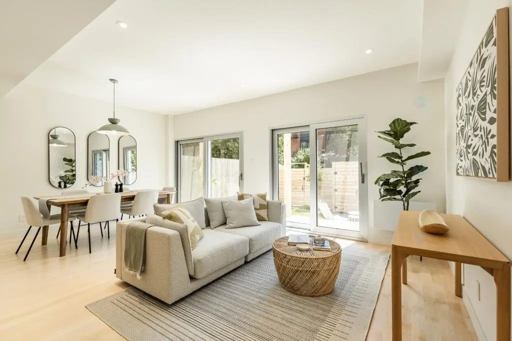 Salon modernisé grâce au home staging professionnel