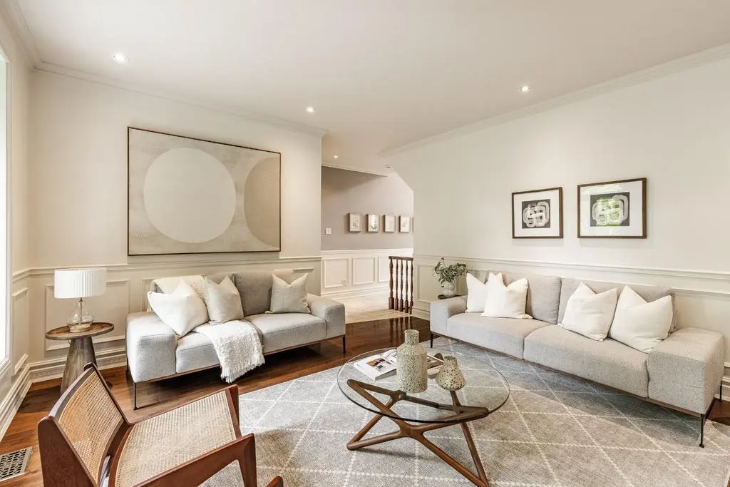 Modern Living Room Enhanced with Professional Home Staging