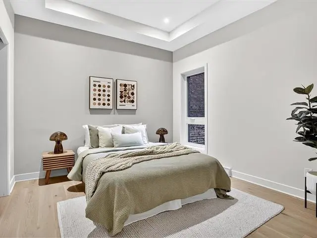 Bright Bedroom Staged to Attract Buyers