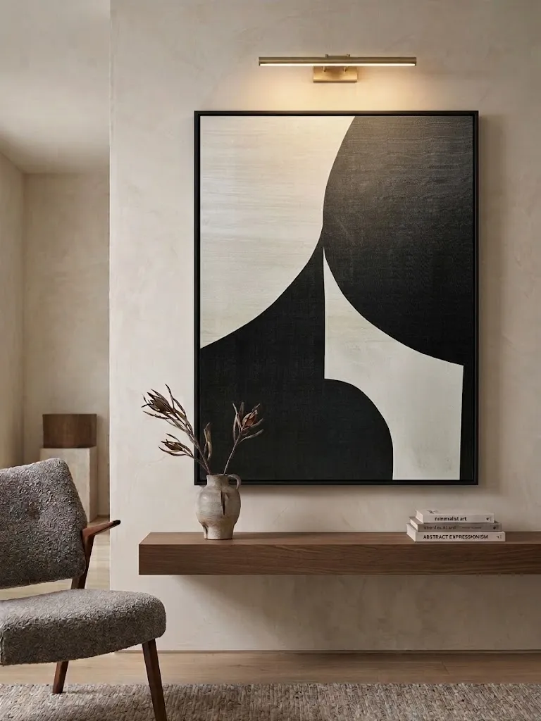 Cadre abstrait dessin noir - Expression graphique et contemporaine
