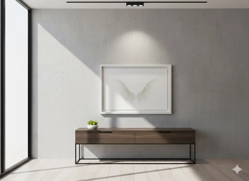 [LIQ-DEC-CAD-245-B] Cadre fond blanc et ailes beiges - Style Apaisant