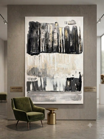 [LIQ-DEC-CAD-306-G] Cadre grand modèle peinture abstraite