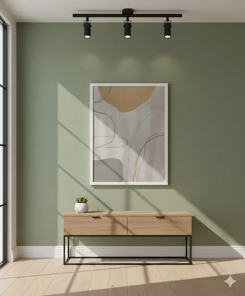 Cadre grand modèle dessin gris abstrait - Art Mural Contemporain