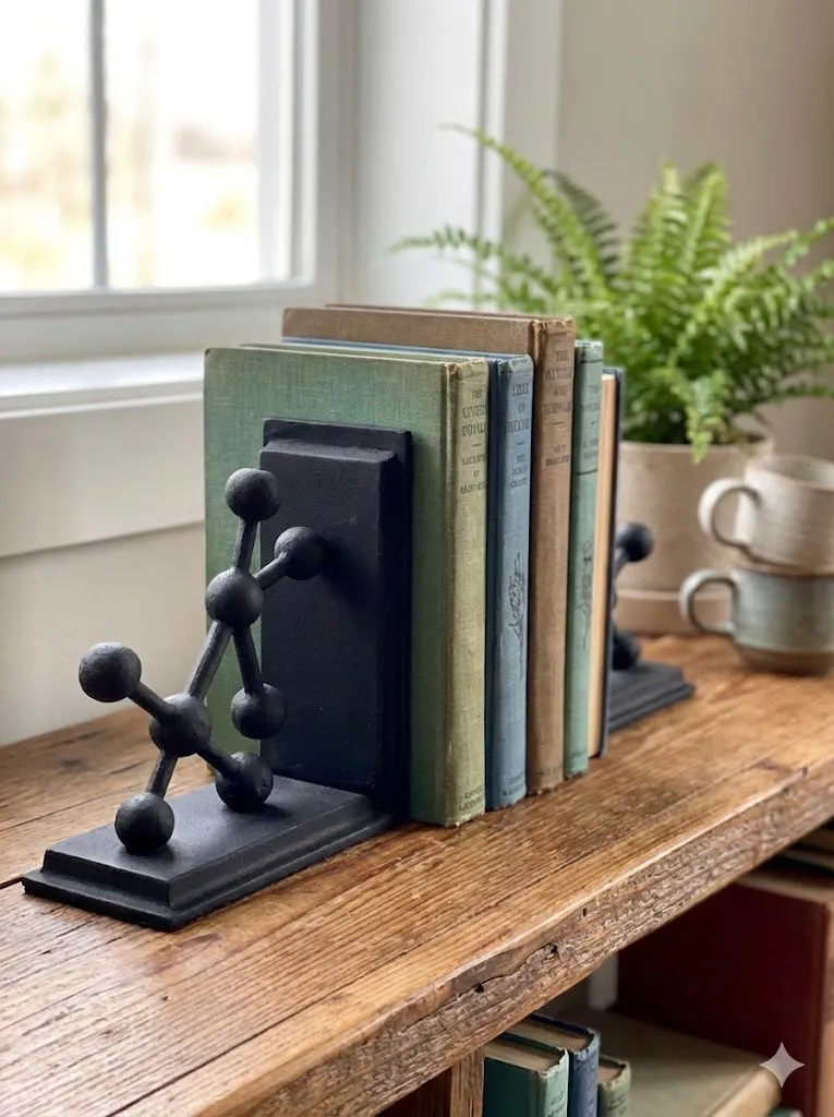 Decorative Book Block in Black Metal